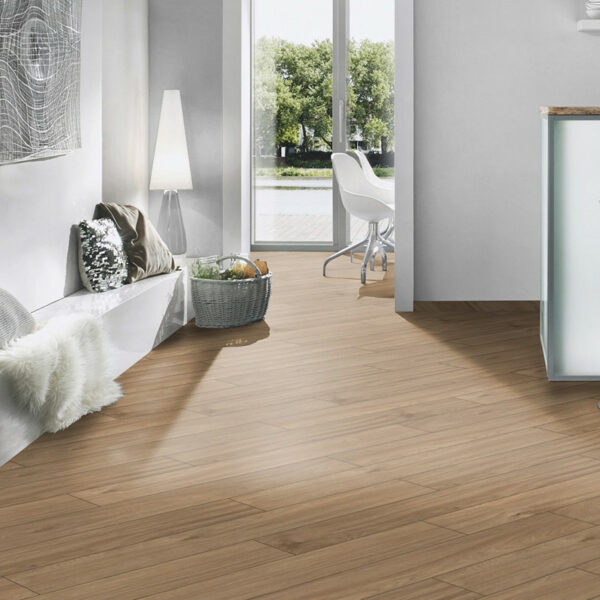 Sol stratifié chêne credenza