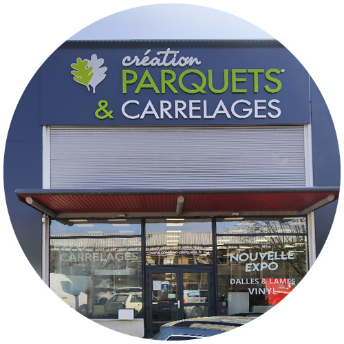 Magasin création parquets et carrelages Andelnans